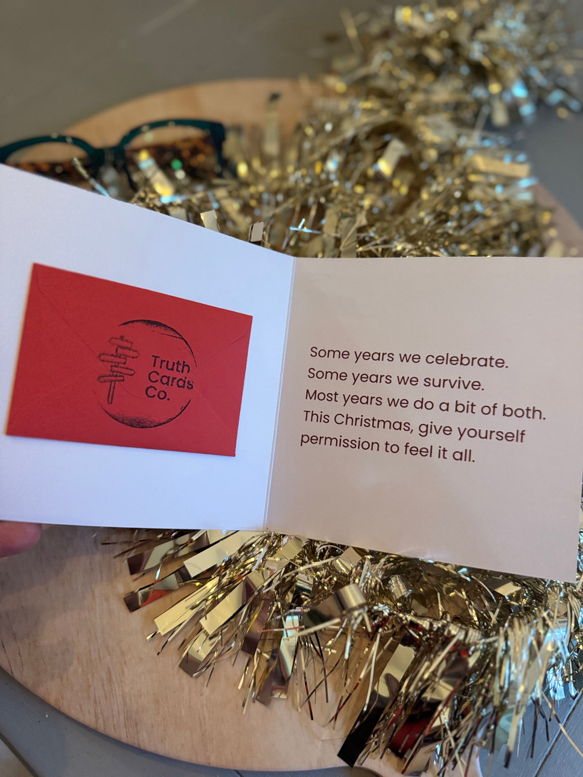 LET THIS CHRISTMAS BE HONEST, NOT PERFECT.